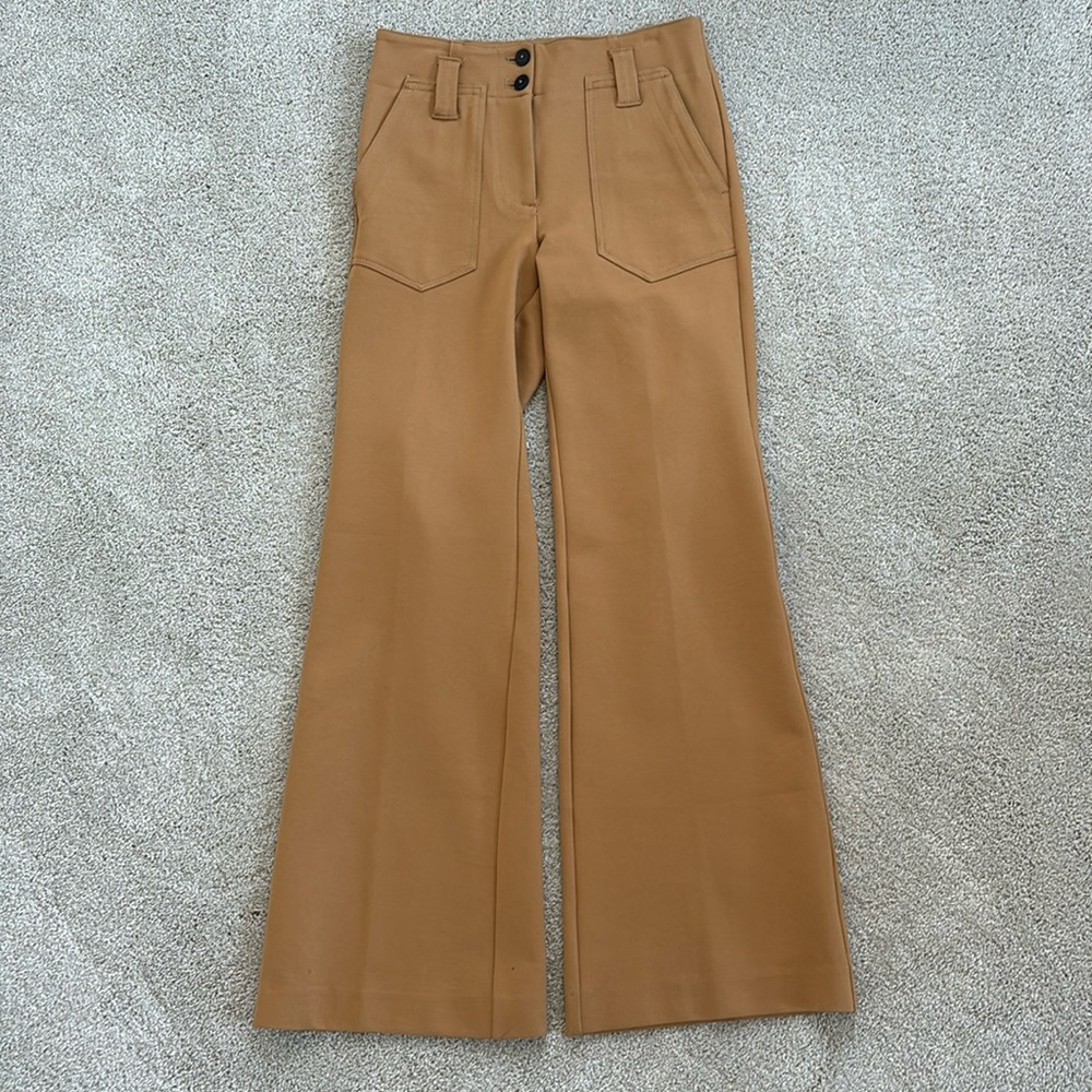 Maeve Anthro (like The Colette style) tan taupe pants size 0